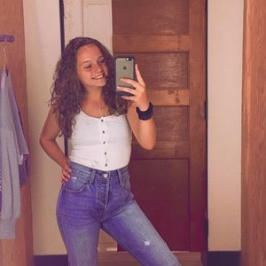 White tank from urban outfitters